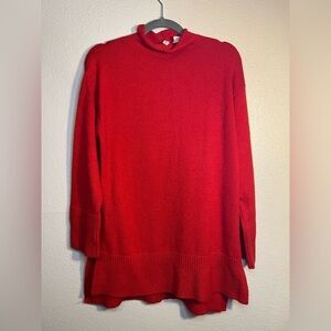 Anthro Moth Saskia Mockneck Tunic Sweater